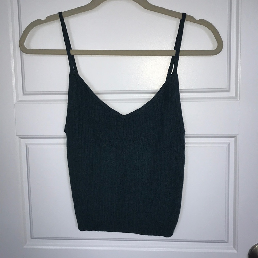 Kendall & Kylie Green Crop Top